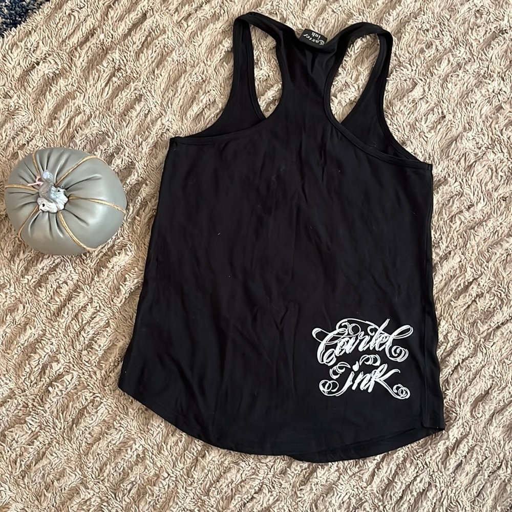Cartel Ink “Born to Raise Hell” racerback tank - Picture 2 of 4